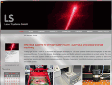 Tablet Screenshot of ls-laser-systems.de